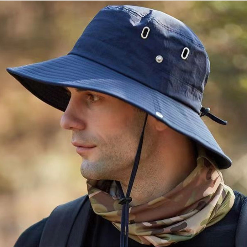Breathable Wide Brim Sun Hat with UV Protection for Outdoor Comfort, Travel, and All-Day Sun Safety