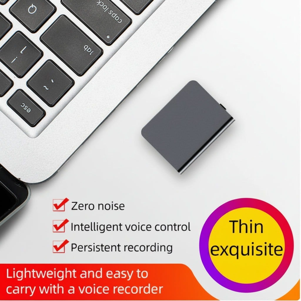 Compact Voice Recorder with Smart Voice Activation Technology