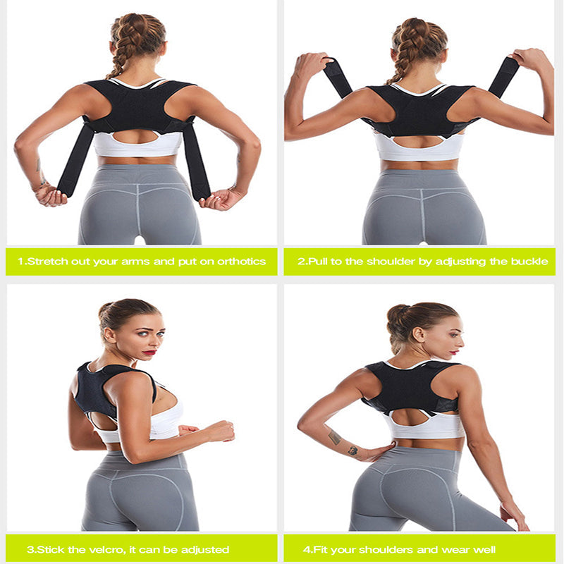 Adjustable Posture Corrector – Support for Back and Shoulders for Everyday Use