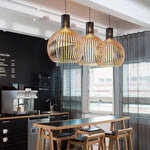 Organic Wood Pendant Light – Cozy Interior Design