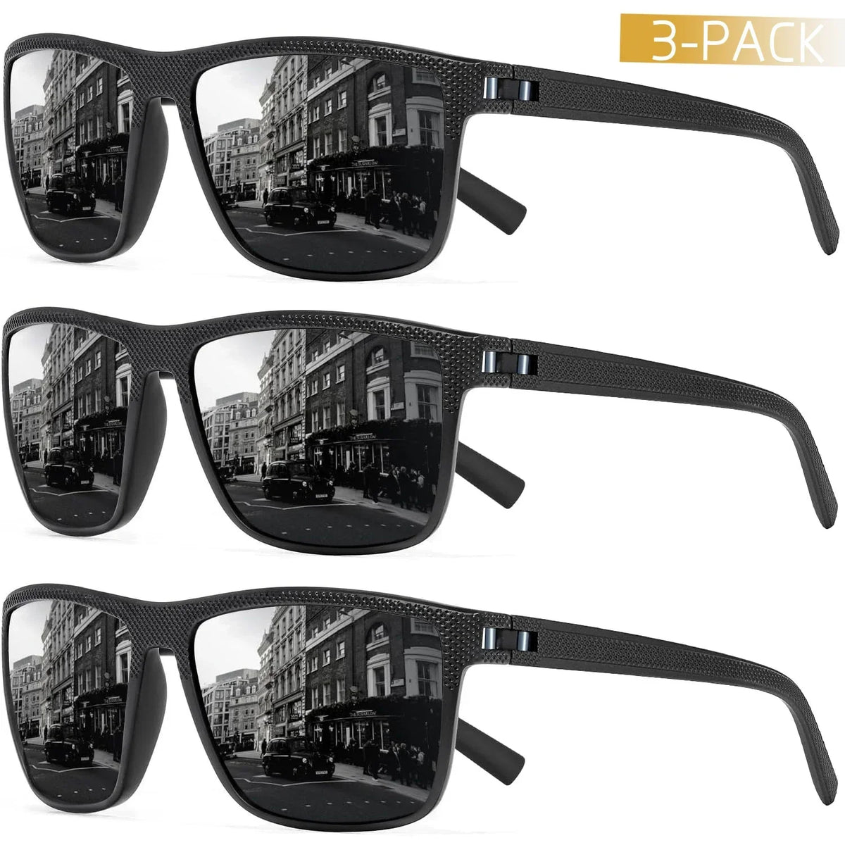 Polarized Sunglasses 3-Pack – Stylish and Protective