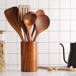 Natural Teak Wood Kitchen Set