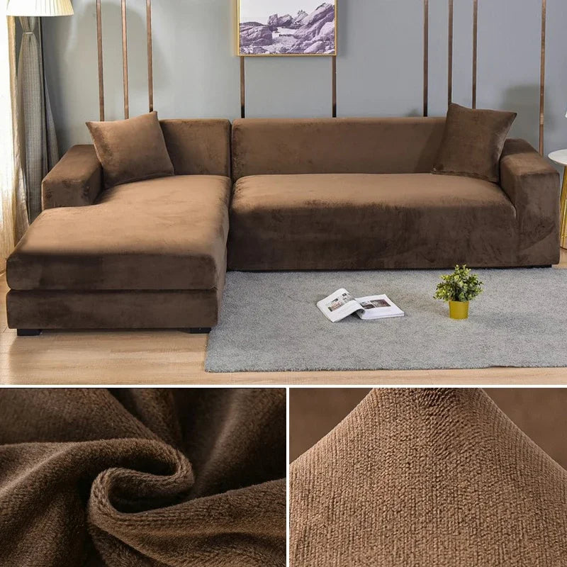 Premium Stretch Velvet Sofa Covers for Optimal Protection and Fit