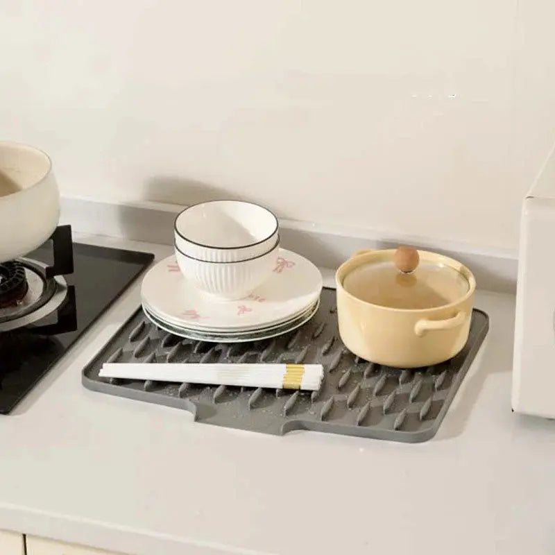 Flexible Heat Resistant BPA-Free Silicone Draining Mat