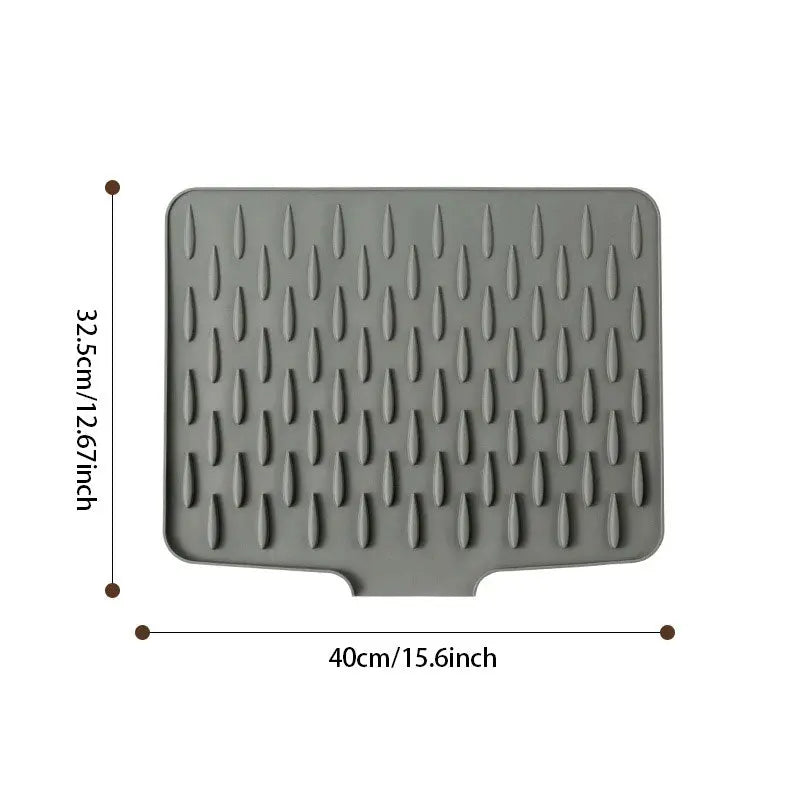 Flexible Heat Resistant BPA-Free Silicone Draining Mat