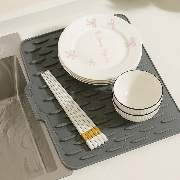 Flexible Heat Resistant BPA-Free Silicone Draining Mat
