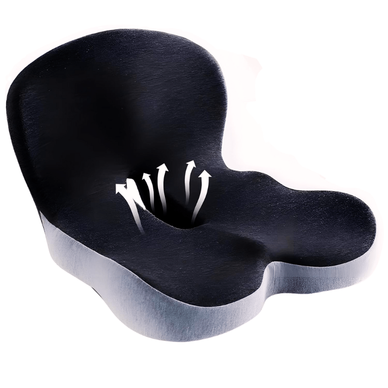 Ergonomic Memory Foam Seat Cushion | Pressure Relief & Non-Slip Design