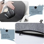 Ergonomic Memory Foam Seat Cushion | Pressure Relief & Non-Slip Design