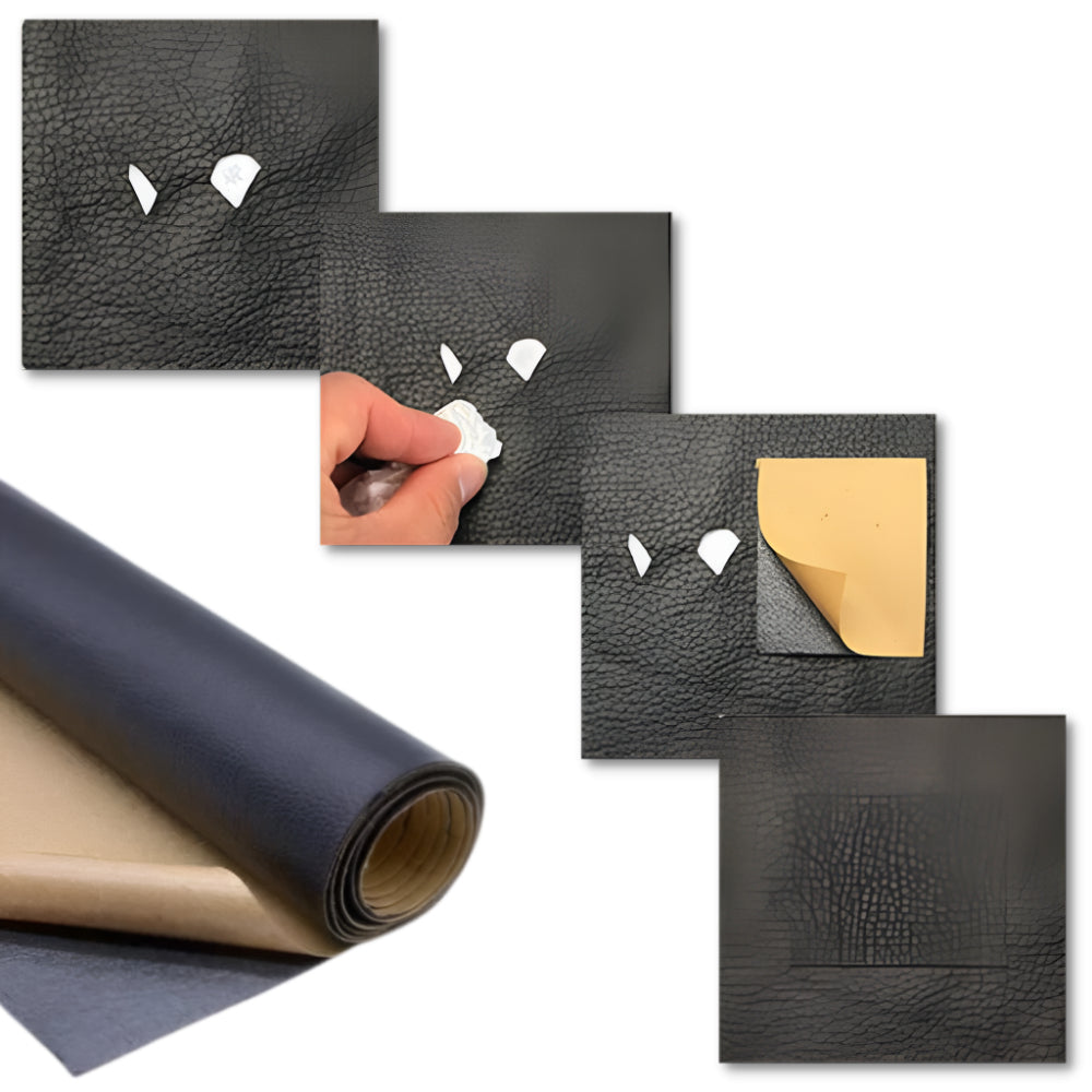 Self-Adhesive Leather Patch for Upholstery Repair