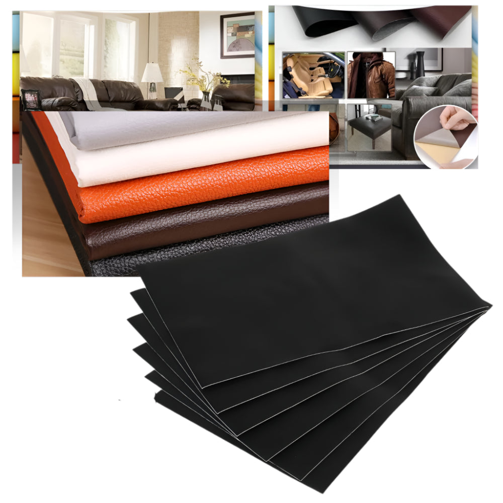 Self-Adhesive Leather Patch for Upholstery Repair