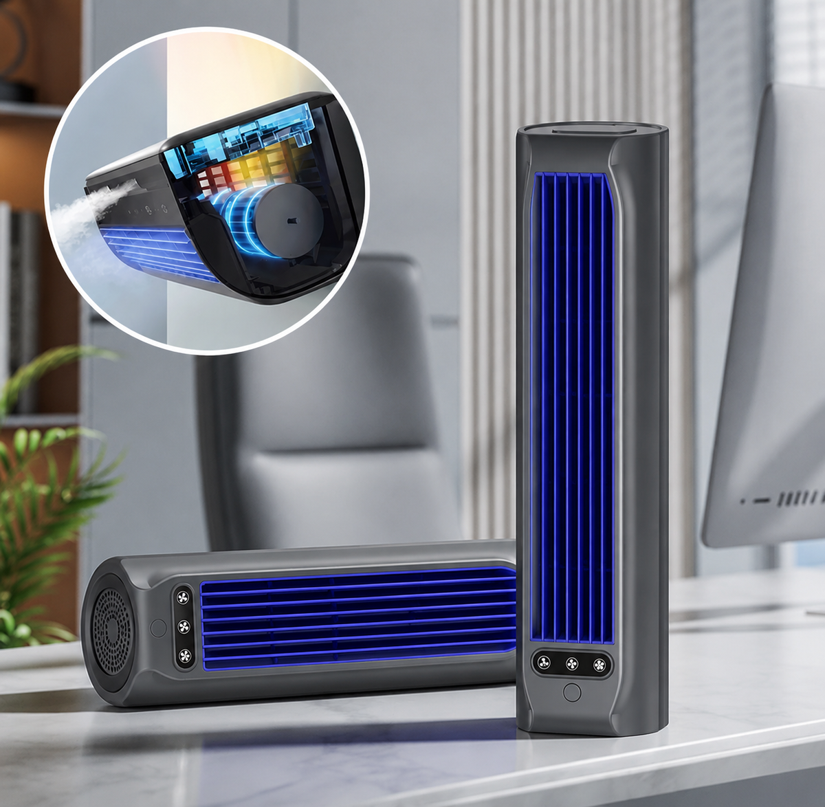 Rechargeable Wireless Wall and Table Fan