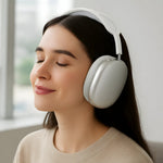 Wireless Over-Ear Headphones with Active Noise Cancellation and Deep Bass