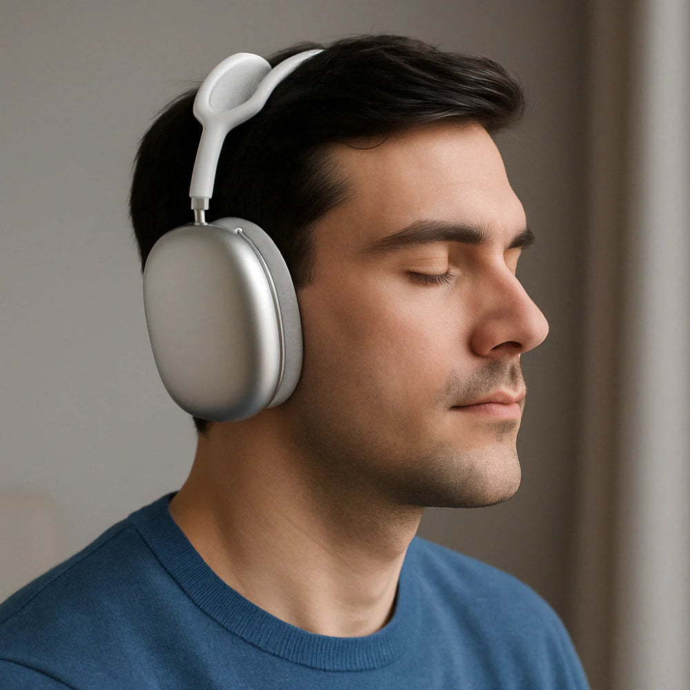 Wireless Over-Ear Headphones with Active Noise Cancellation (ANC)