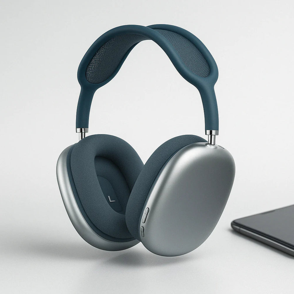 Wireless Over-Ear Headphones with Active Noise Cancellation (ANC)