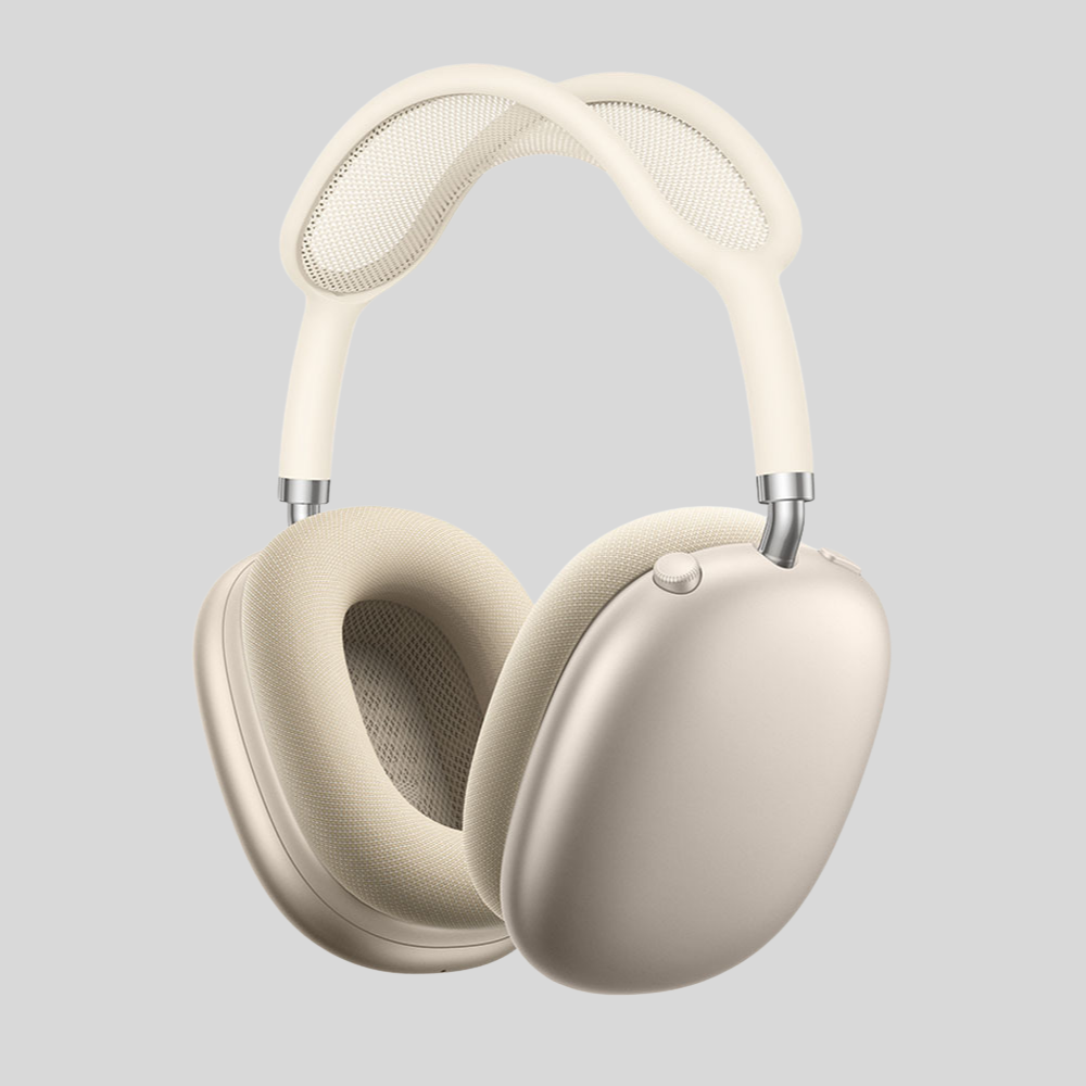 Wireless Over-Ear Headphones with Active Noise Cancellation and Deep Bass