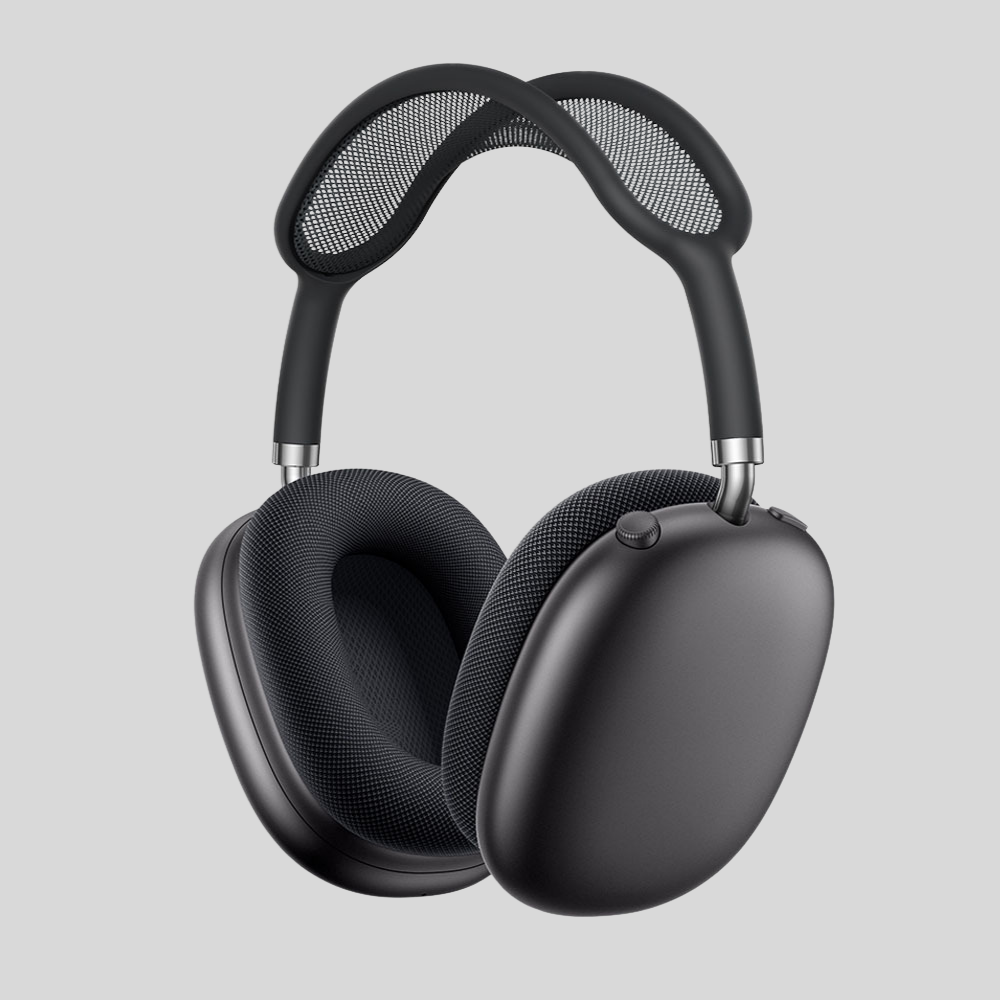 Wireless Over-Ear Headphones with Active Noise Cancellation and Deep Bass