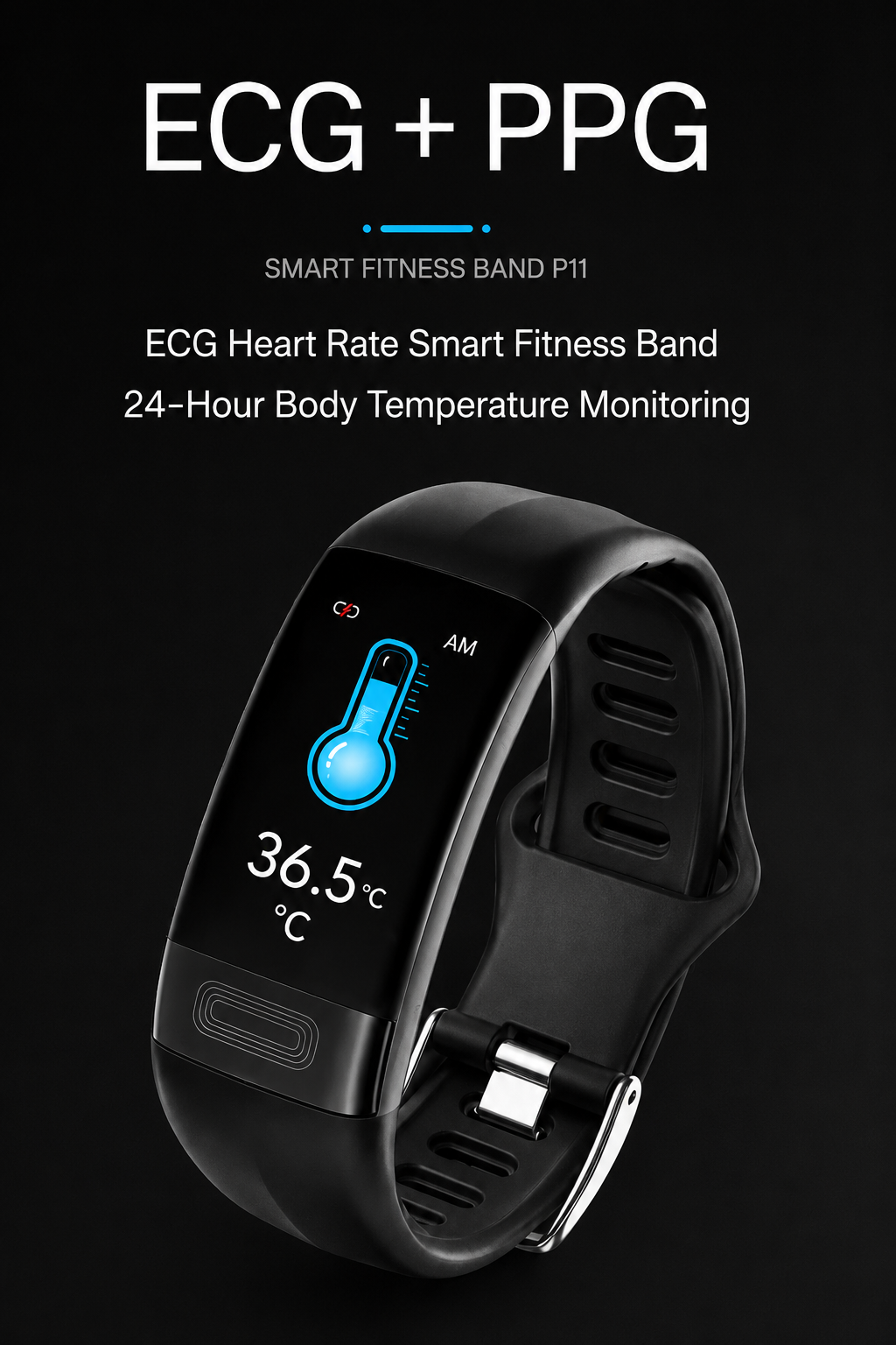 Smartwatch | Health Monitoring | ECG, Blood Pressure & Sleep Tracking