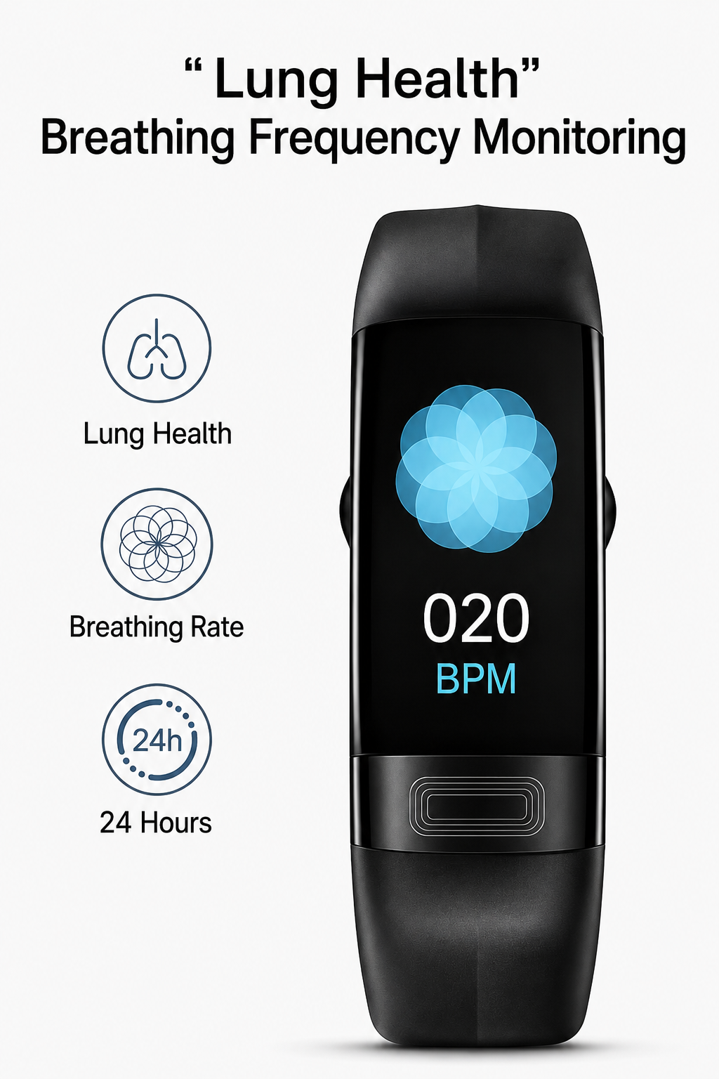 Smartwatch | Health Monitoring | ECG, Blood Pressure & Sleep Tracking