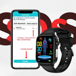 Fitness Smartwatch with Health Monitoring, Heart Rate Tracking, Pedometer, and GPS