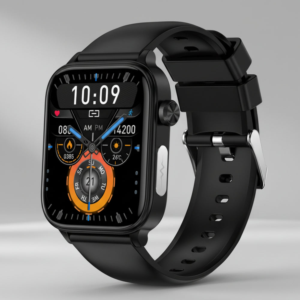 Fitness Smartwatch with Health Monitoring, Heart Rate Tracking, Pedometer, and GPS