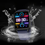 Fitness Smartwatch with Health Monitoring, Heart Rate Tracking, Pedometer, and GPS