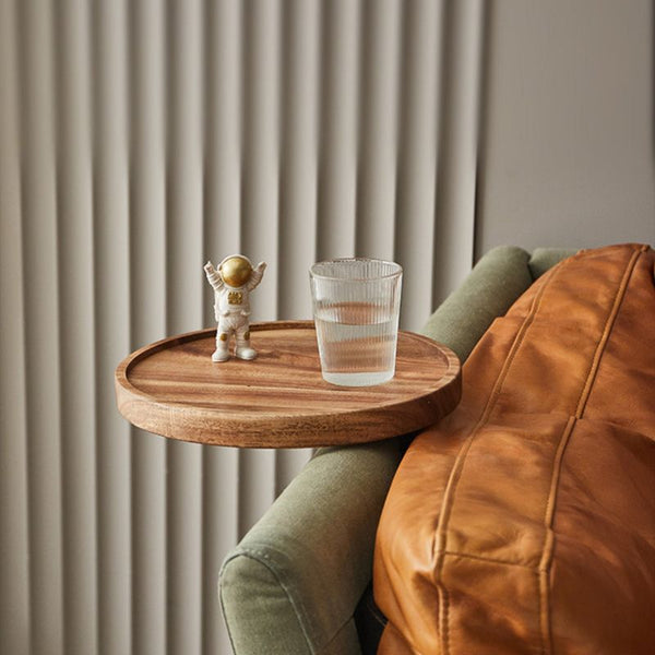 Clip-On Tray: A Stylish Sofa Arm Table for Enhanced Comfort and Convenience