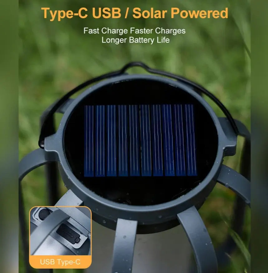 Solar Flame Lantern – Captivating Illumination for Your Outdoor Space