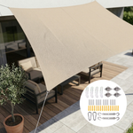 Rectangular Waterproof Sunshade | Outdoor Fabric | UV Protection