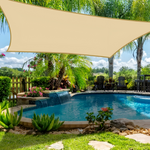 Rectangular Waterproof Sunshade | Outdoor Fabric | UV Protection