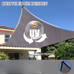Rectangular Waterproof Sunshade | Outdoor Fabric | UV Protection