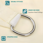 Rectangular Waterproof Sunshade | Outdoor Fabric | UV Protection