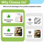 Self-Adhesive Mirror Film | Shatterproof & Customizable | Crystal Clear Finish
