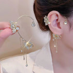 Statement Earrings | Butterfly Design | Sparkling Zirconia