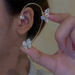 Statement Earrings | Butterfly Design | Sparkling Zirconia