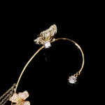 Statement Earrings | Butterfly Design | Sparkling Zirconia