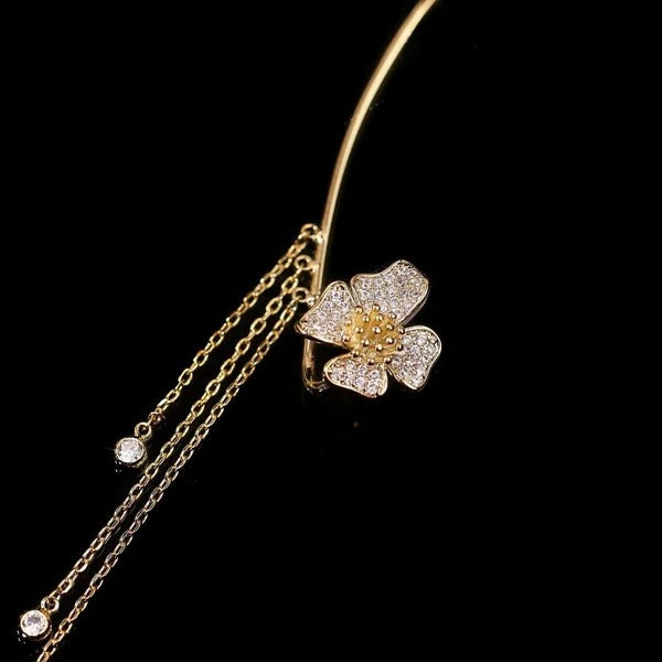 Statement Earrings | Butterfly Design | Sparkling Zirconia