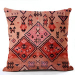 Handwoven Kilim Cushion - Bohemian Ethnic Pillow for Southwestern Decor