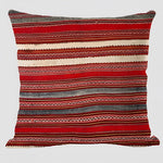 Handwoven Kilim Cushion - Bohemian Ethnic Pillow for Southwestern Decor