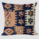 Handwoven Kilim Cushion - Bohemian Ethnic Pillow for Southwestern Decor