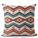 Handwoven Kilim Cushion - Bohemian Ethnic Pillow for Southwestern Decor