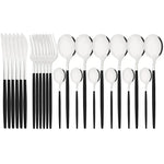 Elegant Modern Pink Stainless Steel Flatware Set | Stylish Pink Cutlery