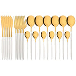 Elegant Modern Pink Stainless Steel Flatware Set | Stylish Pink Cutlery