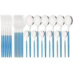 Elegant Modern Pink Stainless Steel Flatware Set | Stylish Pink Cutlery