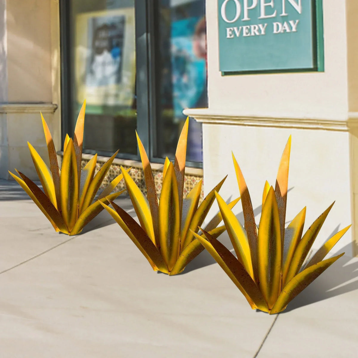 Waterproof Eternal Agave Rustic Sculpture | 50% DISCOUNT