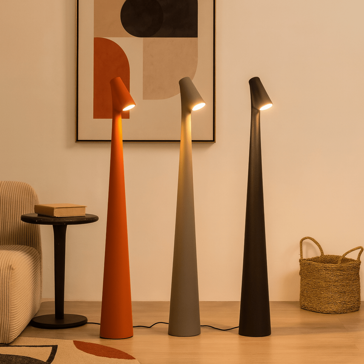Wireless Dimmable LED Table Lamp | Metal Housing | Rechargeable Battery with 20 Hours Runtime