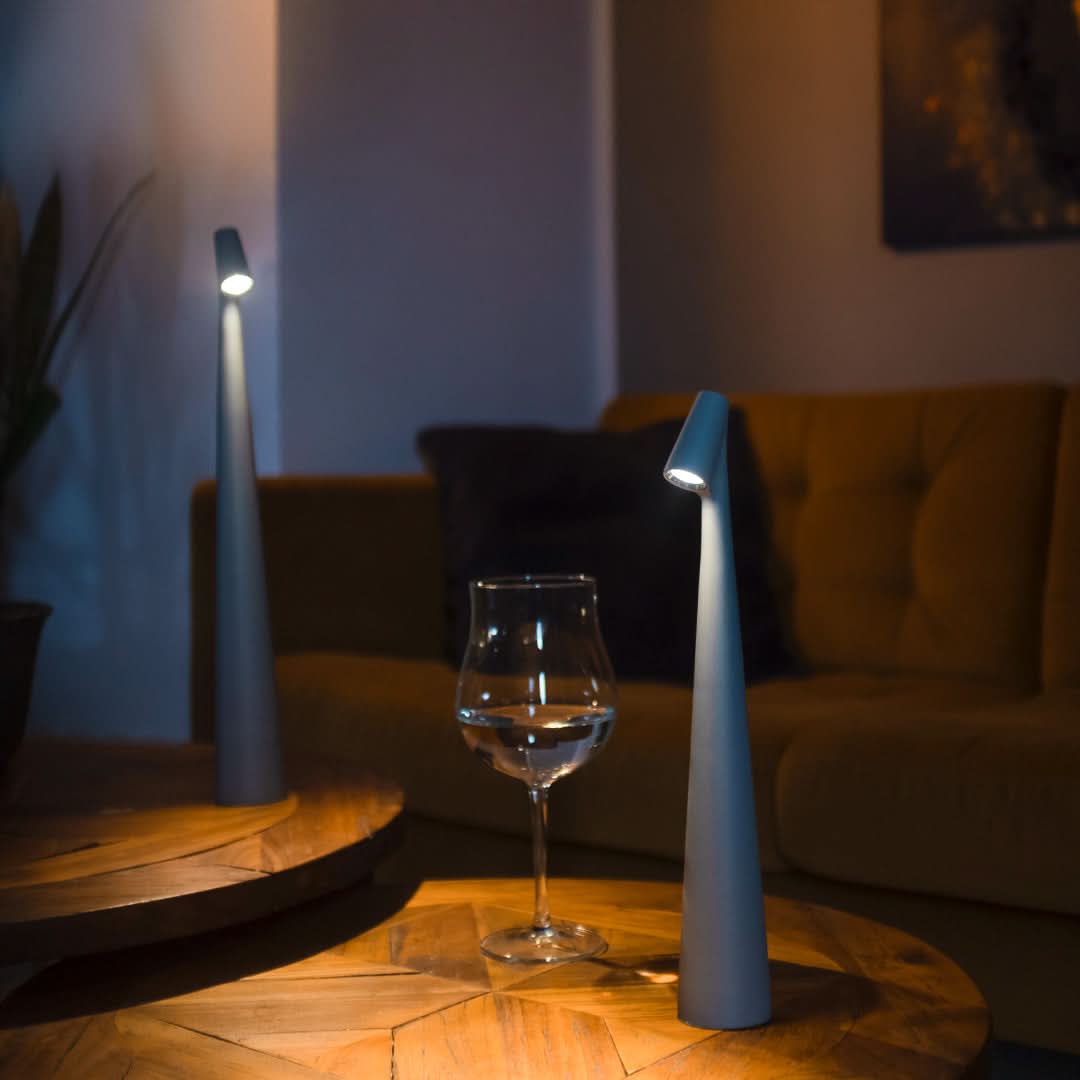 Wireless Designer LED Table Lamp | 3-Stage Touch Dimming