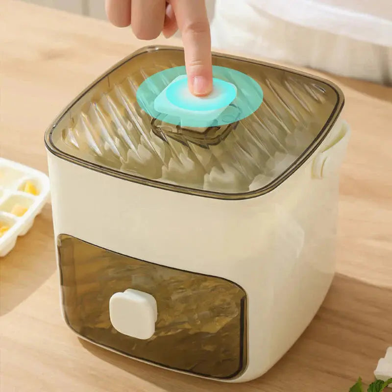 Convenient Ice Maker with Simple Release – Capacity for 48 Cubes