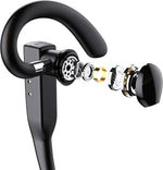 Dual Mic Wireless Bluetooth 5.1 Noise-Cancelling Headset/Earbuds for Truckers