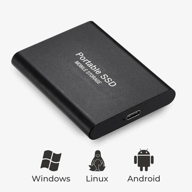 Ultra Fast External SSD – Portable Storage USB 3.1 (Up to 128GB)