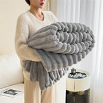 Luxury Plush Blanket – Soft, Warm, and Stylish